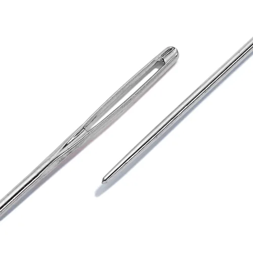 Prym Sticknadel Nr. 14, ohne Spitze, 6 Stück - Verpackungseinheit: 6 Stück - Detailfarbe: Silber - Produkttyp: Sticknadel