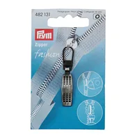 Prym Reissverschluss Schwarz, 46 mm x 8.25 mm - Verpackungseinheit: 1 Stück - Detailfarbe: Schwarz - Produkttyp: Klettverschluss