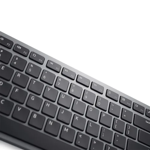 DELL KM7321W clavier Souris incluse Bureau RF sans fil + Bluetooth Gris, Titane