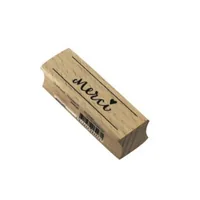 Artoz 137606-137 stamp block Black, Wood Wood 1 pc(s)