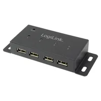 Logilink USB 2.0 Hub 4-port, Metall