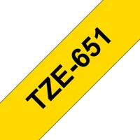 BROTHER P-Touch TZE-651 black on yellow 24mm