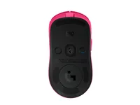 Logitech Gaming-Maus PRO 2 LIGHTSPEED - Maus Features: RGB-Beleuchtung - Seitliche Zusatztasten - Programmierbare Tasten - Scrollrad - Integrierter Speicher - Bedienungsseite: Universal - Detailfarbe: Pink - Gewicht: 80 g - Verbindungsart: Verkabelt - Kab