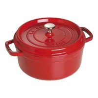 STAUB Gusseisen FR, rund, 24 cm, Kirschrot
