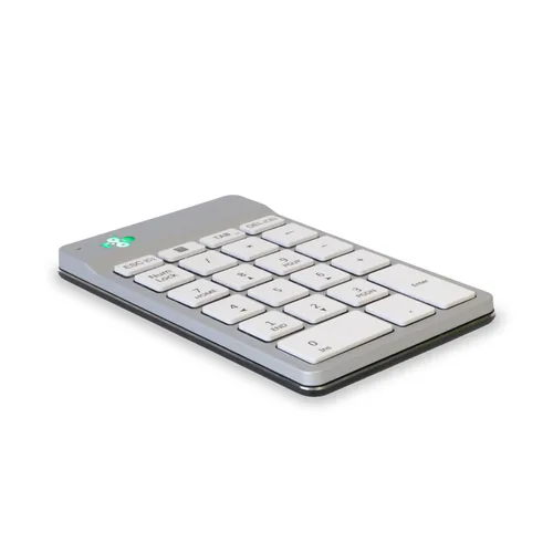 R-Go Tools RGOCONMWLWH clavier numérique Ordinateur portable Bluetooth Blanc