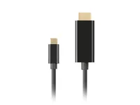 LANBERG CABLE USB-C(M)->HDMI(M) 1M 4K 60HZ BLACK