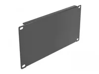 DELOCK 10"" Netzwerkschrank Blindabdeckung 3 HE schwarz