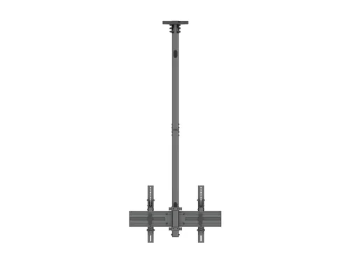 Multibrackets Deckenhalterung MBC1U Professional - Detailfarbe: Schwarz - Eigenschaften: 2-Sektionen - Deckenmontage - Modular erweiterbar - Neigbar - Maximale Bildschirmgrösse: 75  - Maximale Tragkraft: 50 kg
