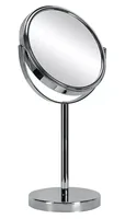 Kleine Wolke Base Mirror makeup mirror Freestanding Round Silver