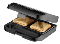 Trisa Sandwich-Toaster Snack Mate 850 W - Produkttyp: Kontaktgrill - Höhenverstellbar: Nein - Detailfarbe: Schwarz - Leistung: 850 W - Temperatur einstellbar: Nein - Anzahl unterschiedliche Grillplatten: 3