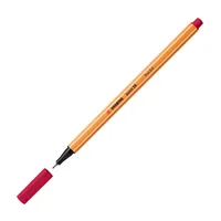 STABILO Fineliner point 88 Dunkelrot - Strichstärke: 0.4 mm - Set: Nein - Verpackungseinheit: 1 Stück - Eigenschaft-Stift: Keine - Anwender: Schule - Erwachsene - Kinder - Fasermaler & Fineliner Art: Fineliner