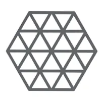 Zone Denmark Topfuntersetzer Triangle Grau - Anwendungsbereich: Pfanne  - Topf  - Material: Silikon - Detailfarbe: Grau - Set: Nein - Zusammenklappbar: Nein - Verpackungseinheit: 1 Stück
