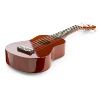 MAX Ukulele UKEY Set Soprano Dunkel Natur 21 Zoll