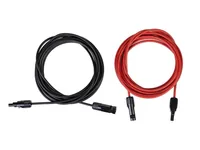 FURBER.power Solarkabel 4 mm² FC4, Set, 5 m - Anschluss Seite B: FC4 Stecker (kompatibel mit MC4 - DL4 - TS4 - QC4) - Anschluss Seite A: FC4 Buchse (kompatibel mit MC4 - DL4 - TS4 - QC4)