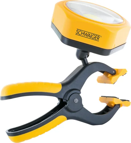 Schwaiger LED Arbeitsleuchte mit abnehmbaren Klammern 3W