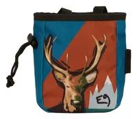 E9 Chalk Bag Osso-P Blau/Dunkelrot - Gewicht: 80 g - Einsatzbereich Klettern: Bergsteigen - Farbe: Blau - Dunkelrot