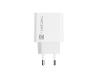 NATEC NETWORK CHARGER RIBERA USB-A 18W WHITE