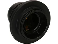 Max Hauri Lampenfassung E27 Randmantel M10 x 1, Zubehör Ring - Zubehörtyp: Lampenfassung