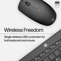 HP 230 Wireless Mouse and Keyboard Combo White clavier Souris incluse RF sans fil Blanc