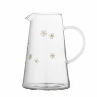 Bloomingville Krug Buzz, 825 ml, Glas, transparent - Produkttyp: Krug - Material: Glas - Detailfarbe: Klar - Fassungsvermögen: 0.825 l