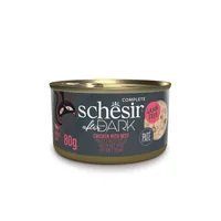 Schesir Nassfutter after Dark Complete Paté Huhn mit Rind, 80 g - Tierbedürfnis: Kein besonderes Bedürfnis - Geschmacksrichtung: Geflügel - Zertifikate: Keine Zertifizierung - Fleischsorte: Huhn - Futtereigenschaft: Getreidefrei - Produkttyp: Alleinfutter