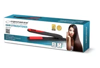 Esperanza EBP004 hair styling tool Straightening iron Black, Red 35 W