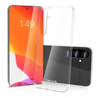 Nevox Back Cover StyleShell Flex Transparent - Grundfarbe: Transparent - Fallsicher: Nein - Kompatible Hersteller: Samsung - Detailfarbe: Transparent - Mobiltelefon Kompatibilität: Galaxy S25+ - Material: Thermoplastisches Polyurethan (TPU)