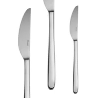 Sola Tafelmesser Basic Alpha, poliert, 2 Stück - Typ: Tafelmesser - Griffmaterial: Edelstahl 18/10 - Set: Ja - Klingenschliff: Glatter Schliff - Detailfarbe: Silber