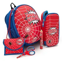 Wedo 243 3302 backpack Casual backpack Blue, Red Polyester, Vinyl