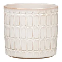 scheurich Blumentopf Opale 14.1 cm, Beige - Detailfarbe: Beige - Aufhängevorrichtung: Nein - Detailmaterial: Keramik - Grundmaterial: Keramik