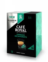 CAFE ROYAL Kaffeekapseln Alu 10173073 Espresso Decaffeinato 36 Stk.
