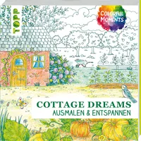 Frechverlag Malbuch Colorful Moments – Cottage Dreams 96 Seiten - Papierformat: 19 x 19 cm - Produkttyp: Malbuch - Anwender: Erwachsene