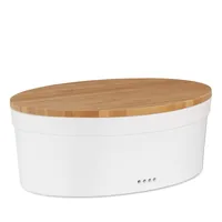 Kela Brotkasten Salena Weiss - Brotvariante: Brot - Material: Keramik - Detailfarbe: Weiss - Inkl. Schneidebrett: Nein