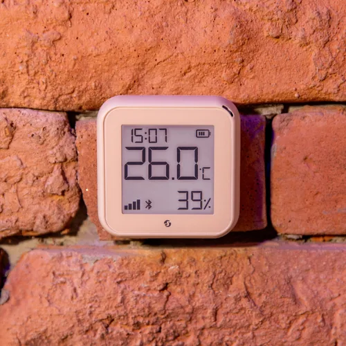 Shelly H&T Gen3 Drinnen/Draußen Temperatur- & Feuchtigkeitssensor Freistehend Verkabelt & Kabellos