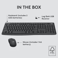LGN Logitech MK370 Wireless Combo for Business US Layout