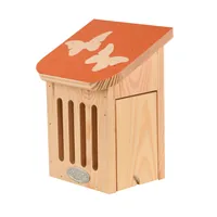Esschert Design Schmetterlingshaus, Orange - Tierart: Insekten - Produkttyp: Insektenhotel - Gartentier: Schmetterling