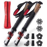 Atacama Teleskop Wanderstöcke, Flip Lock 110-135 cm - Höhenverstellbar: Ja - Länge: 135 cm - Gewicht: 270 g - Paarweise: Ja - Ausziehbar: Ja - Einsatzgebiet: Nordic Walking - Wandern
