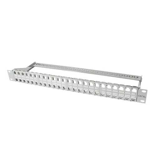 Logilink Patchpanel 19"" für 48 Keystone Module, 1 HE