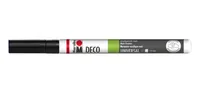 Marabu Acrylmarker Deco Painter 1 - 2 mm, Schwarz - Strichstärke: 1-2 mm - Verpackungseinheit: 1 Stück - Oberfläche: Metall - Kunststoff - Holz - Terrakotta - Gips - Papier - Set: Nein - Detailfarbe: Schwarz - Eigenschaft-Stift: Lichtbeständig - Deckend -