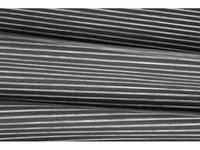 Hubatka Flächenvorhang Uni 60 cm x 240 cm, Grau - Breite: 60 cm - Höhe: 240 cm - Eigenschaften: Keine Eigenschaft - Zertifikate: Keine Zertifizierung - Motiv: Streifen - Detailfarbe: Grau