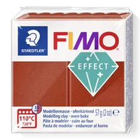 Fimo Modelliermasse Soft Kupfer Metallic - Packungsgrösse: 57 g - Set: Nein - Anwender: Hobbyanwender - Erwachsene - Detailfarbe: Kupfer - Metall - Modelliermasse Art: Modelliermasse - Trocknung: Ofenhärtend