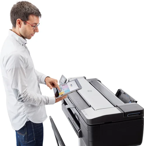 HP Designjet T830 24-in Multifunction Printer Großformatdrucker WLAN Tintenstrahl Farbe 2400 x 1200 DPI 610 x 1897 mm Ethernet/LAN