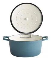 APS Bräter 5 Stars 4 l, Türkis - Material: Eisen - Gusseisen - Topfart: Bräter - Kompatible Kochfelder: Backofen - Induktion - Antihaftbeschichtung: Keine Angaben - Detailfarbe: Türkis - Spülmaschinenfest: Nein