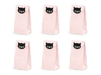 PartyDeco TNS11 lunch box Lunch bag Paper Pink 6 pc(s)