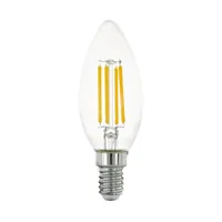 EGLO Leuchten Lampe 4 W E14 Warmweiss - Energieeffizienzklasse EnEV 2020: D - Lampensockel: E14 - Farbtemperatur Kelvin: 2700 K - Gesamtleistung: 4 W - Dimmbar: nicht dimmbar - Zusätzliche Ausstattung: Keine