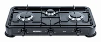 Promis KG300C 3-burner gas cooker, black