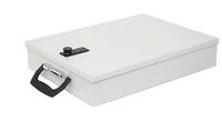 WEDO Dokumentenkassette mit Zahlenschloss - Produkttyp: Dokumentenkassette - Widerstandsfähigkeit: Keine Angabe - Detailfarbe: Weiss