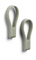 Zone Denmark Handtuchhalter Loop 2 Stück, Eukalyptusgrün - Befestigung: Haken - Material: Silikon - Farbe: Eukalyptusgrün
