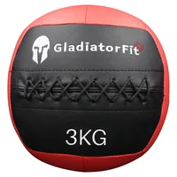 Gladiatorfit Medizinball Ultra-strapazierfähiger Wall Ball 3 kg - Nachhaltigkeit: Nicht angegeben - Gewicht: 3 kg - Sportart: Fitness - Farbe: Rot - Schwarz