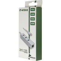 Inter-Tech LAN-Adapter Argus IT-410-S USB-C Gigabit Ethernet